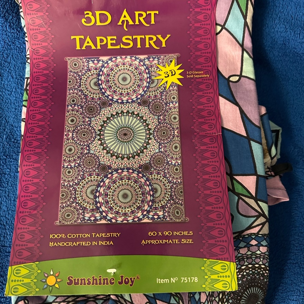 Sunshine Joy Tapestry 3 D ART. BL/RD12